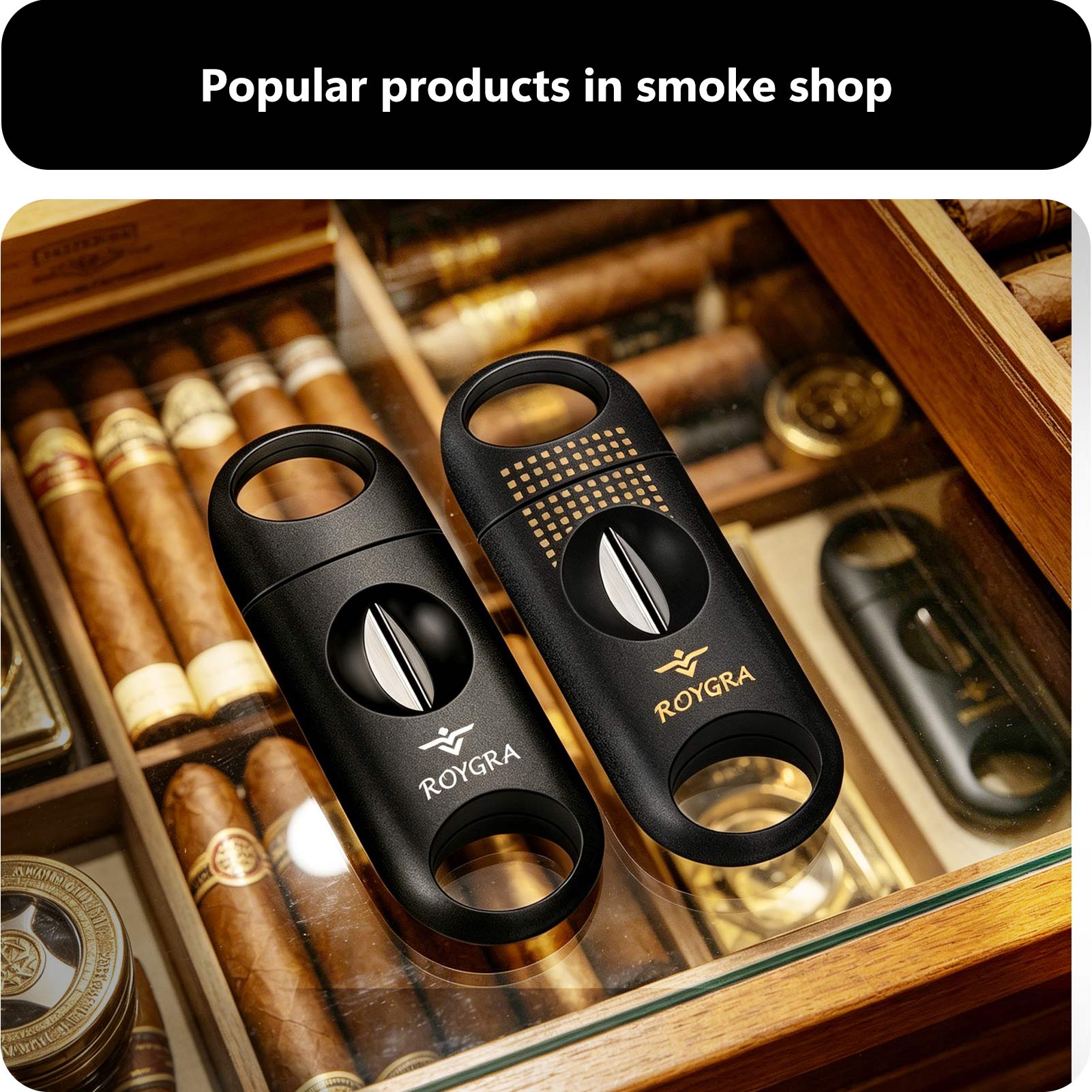 V Cut Cigar Cutter