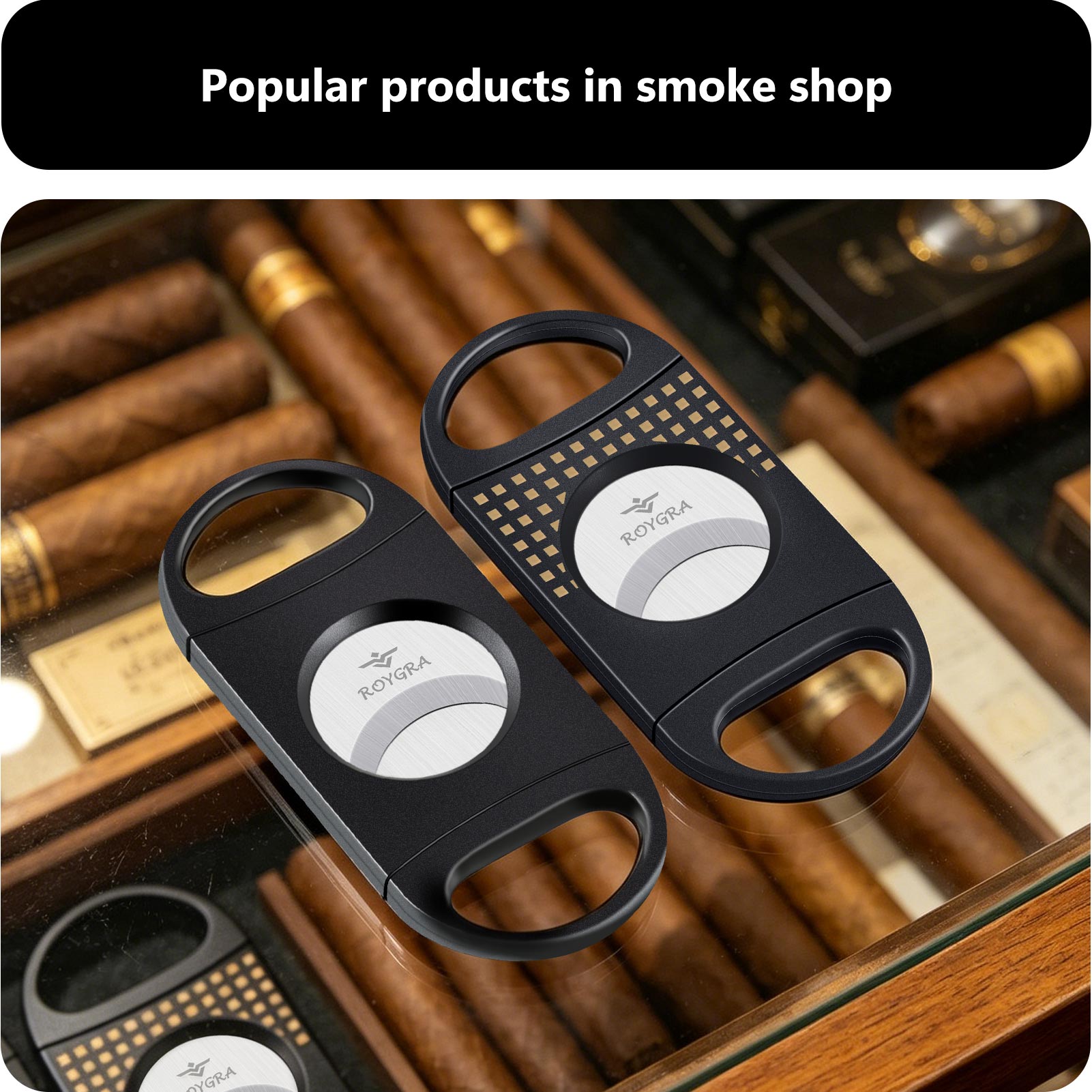 Enlarged 65 Ring Cigar Cutter