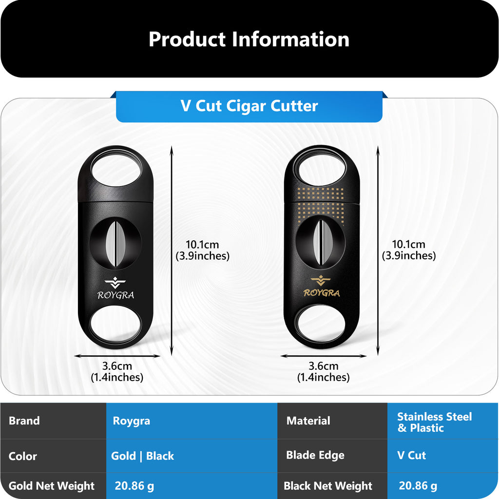 V Cut Cigar Cutter