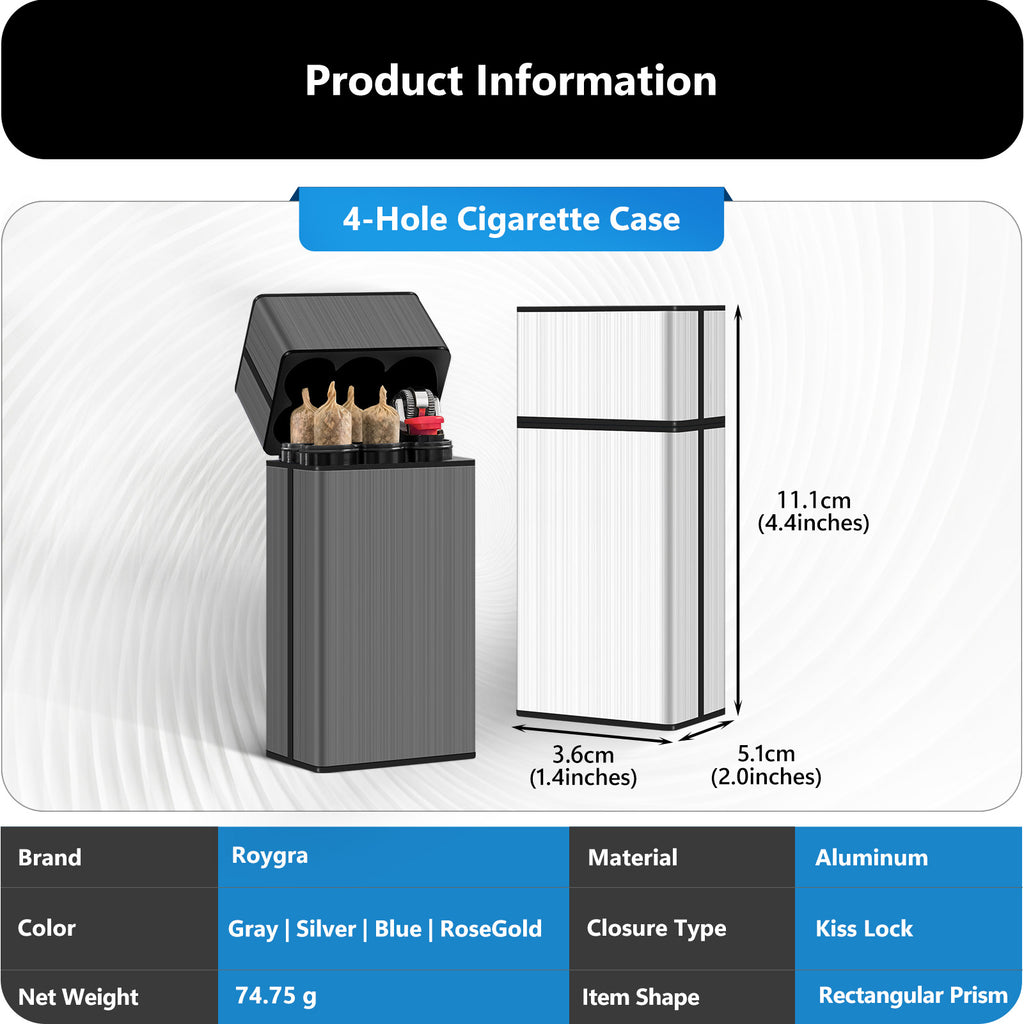 King Size Pre-roll Cone Holder Case