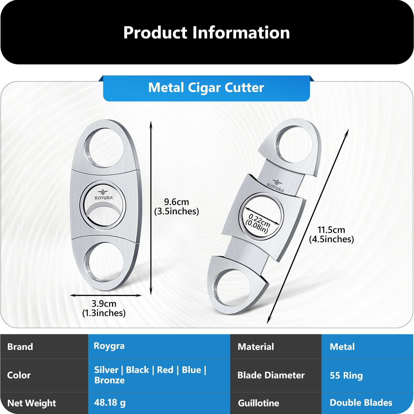 Metal Cigar Cutter